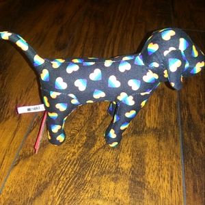 Victoria's secret pink dog pride rainbow hearts vs